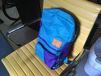 Teal and Purple Lightweight Packable Backpack