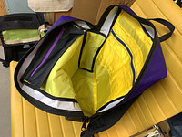 Camo / Black / Purple Backpack