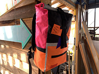 Challenge ECOPAK Colorblock Rolltop Backpack