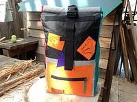 Challenge ECOPAK Colorblock Rolltop Backpack