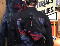 Denim / Cordura / Aztec Wool Hip/Shoulder Bag