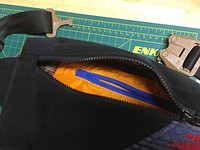 Denim / Cordura / Aztec Wool Hip/Shoulder Bag