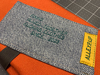 Orange Canvas Tool Roll