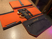 Orange Canvas Tool Roll