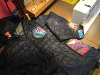 Repaired / Floral-ized Patagonia Jacket