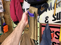 Angled bottom seam.