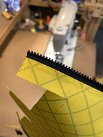 Topstitching done