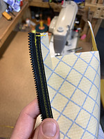 Topstitching done
