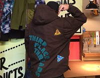 Moves really well still because the liner isn't sewn to the outside on the back where the letters and patches are.