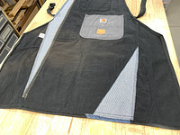 Upcycled Carhartt Black/Denim Apron