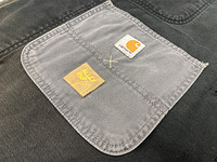 Upcycled Carhartt Black/Denim Apron