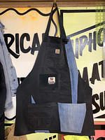 Upcycled Carhartt Black/Denim Apron