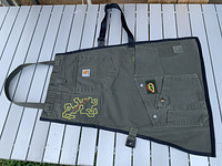 Upcycled Carhartt Moss Green Apron