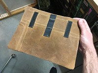 Waxed Canvas Zipper Bag