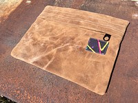 Waxed Canvas Zipper Bag
